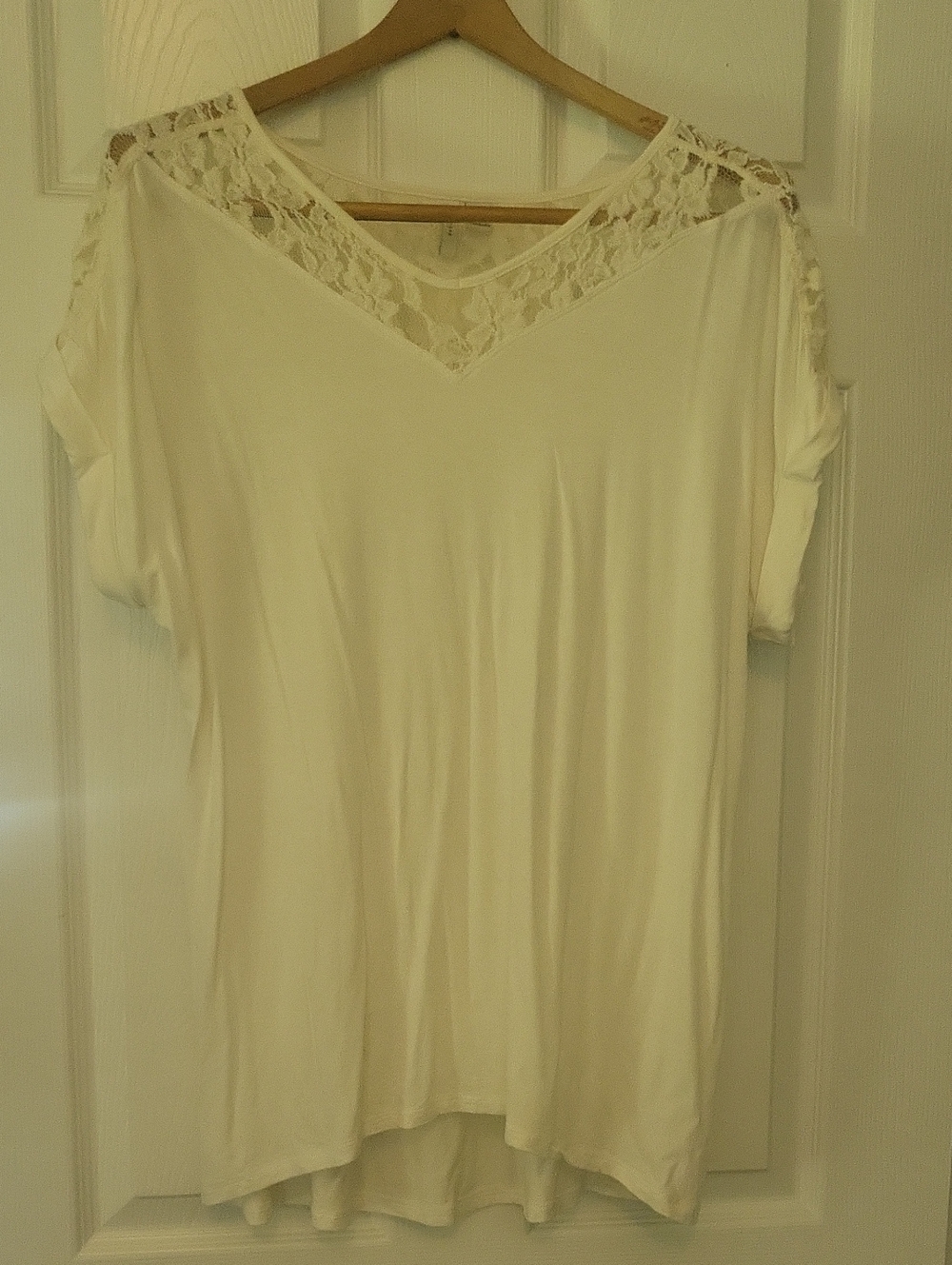 Never Worn!  Beautiful Lacy Ivory Blouse